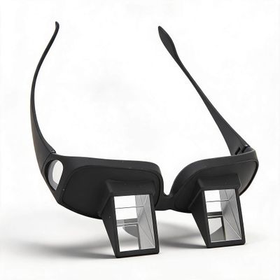 Horizontal Reading Glasses with 90-Degree Prism