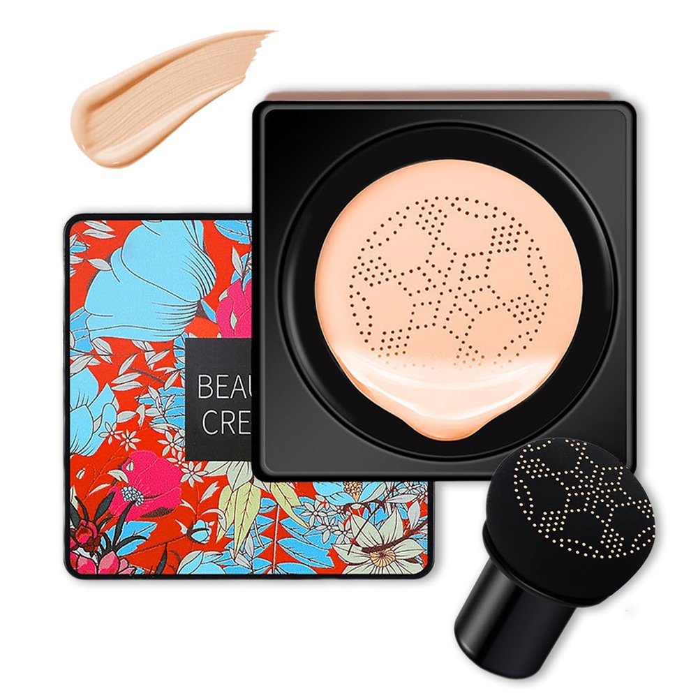 Mushroom Head CC & BB Cream Cushion Foundation, Natural