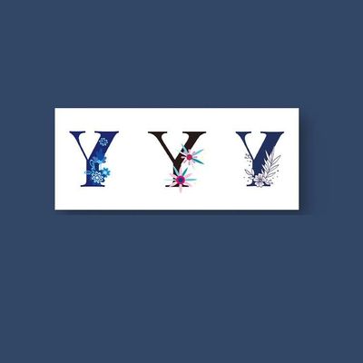 2 Sheets of English Letter ABCD Floral Temporary Tattoo Stickers