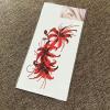2-Piece Temporary Tattoo Stickers for Women, Waterproof Long-Lasting Faux Scar and Colorful Flower Designs for Abdomen and Thigh view 3