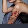 Colorful Fox Temporary Tattoo Sticker for Arm view 2