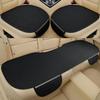 LohxA Car Seat Covers for Tesla Model X 2015–2022, Front and Rear Seat Cushions, Protective Non-Slip, 3-Piece Set, D-Black-3pcs view 1