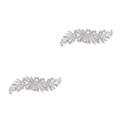 POPETPOP 2-Piece Bridal Rhinestone Hair Comb Set