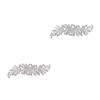 POPETPOP 2-Piece Bridal Rhinestone Hair Comb Set view 1