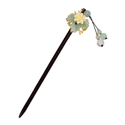 POPETPOP Vintage Chinese Hairpin with Alloy and Glass
