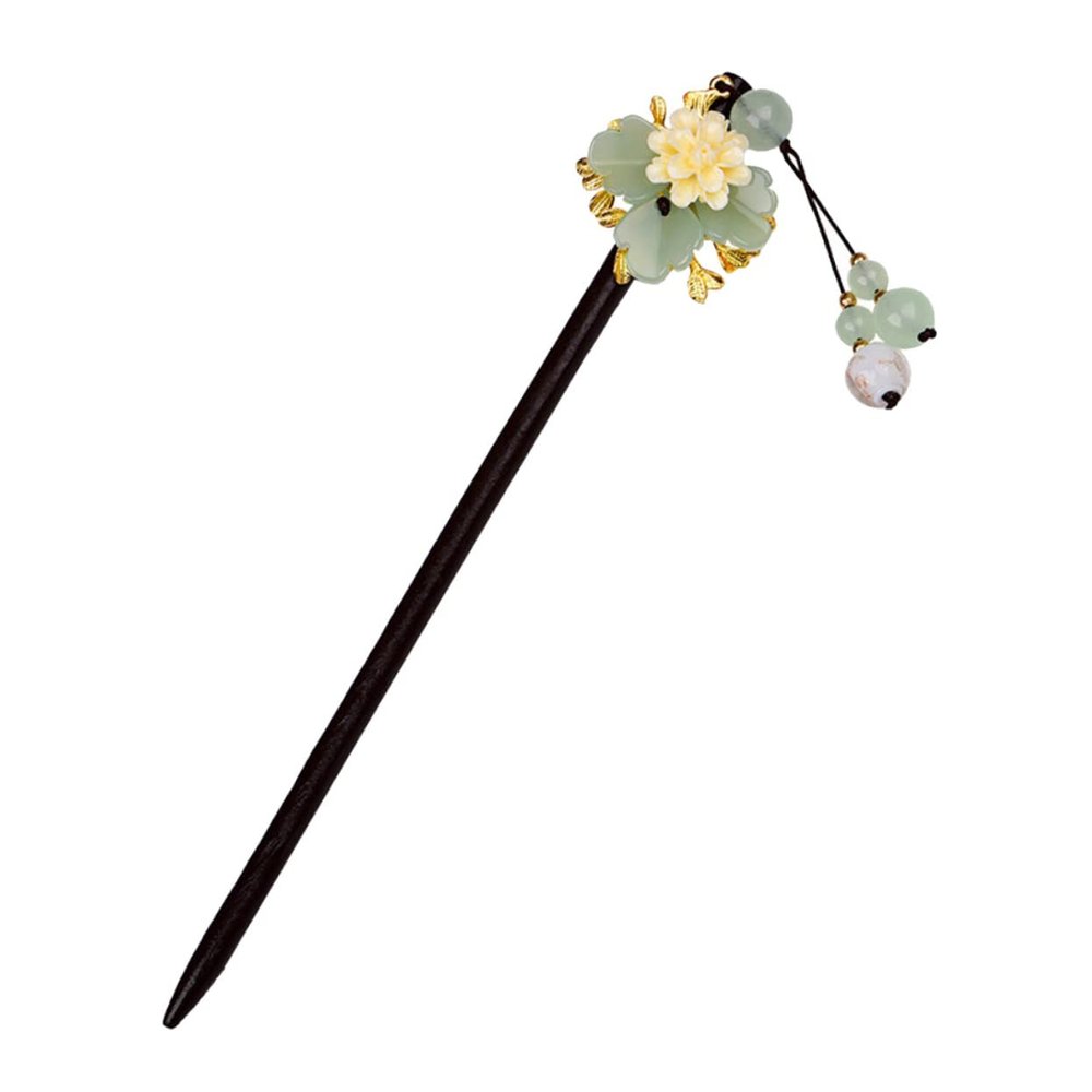 POPETPOP Vintage Chinese Hairpin with Alloy and Glass