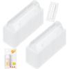 Lpitoy 50-Piece Clear Plastic Dome Lip Balm Money Holders view 1