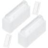 Lpitoy 50-Piece Clear Plastic Dome Lip Balm Money Holders view 2