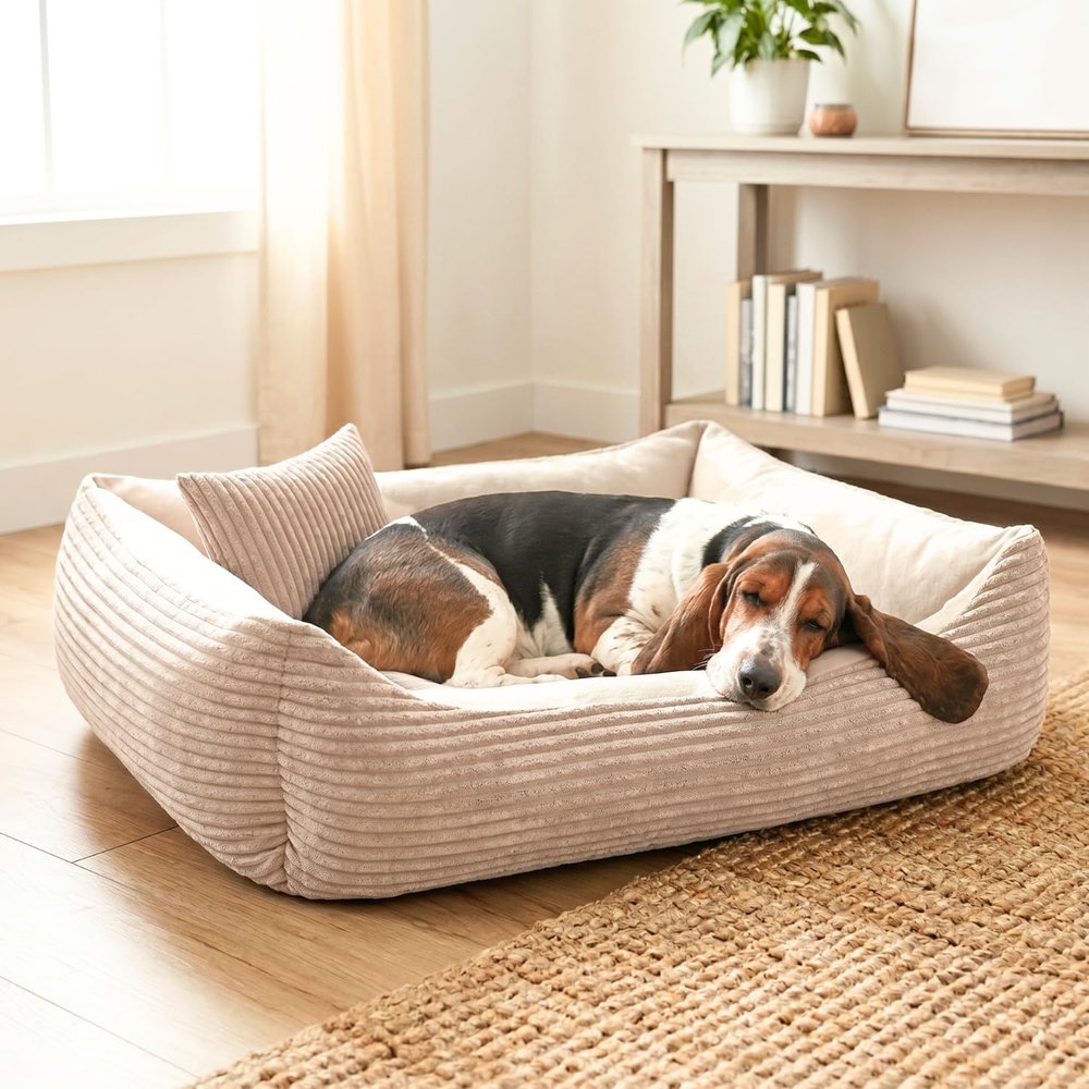 4L Textil Molly Cozy Cord Dog Bed