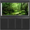 MIRRORANG 120 x 46 cm Tropical Rainforest Aquarium/Terrarium Background, Green Tree, Durable Vinyl view 2