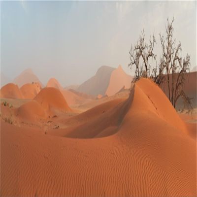 MIRRORANG 61 x 41 cm Orange Desert Terrarium Background