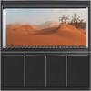 MIRRORANG 61 x 41 cm Orange Desert Terrarium Background view 2