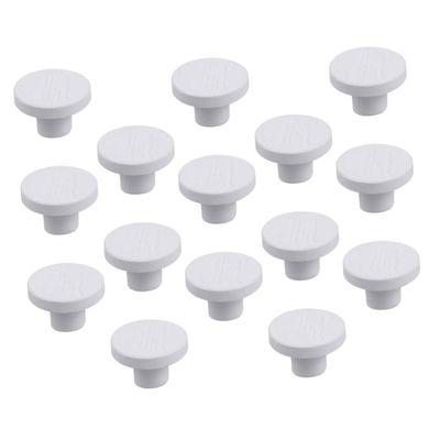 FRCOLOR 15-Pack White Ceramic Coral Fragment Holders