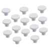 FRCOLOR 15-Pack White Ceramic Coral Fragment Holders view 1