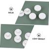 FRCOLOR 15-Pack White Ceramic Coral Fragment Holders view 2