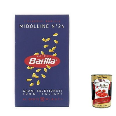 Italian Gourmet Midolline Pasta Noodles No. 24, Small Format, 20 x 500 g