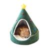 BEIJIALY Cat Tent Bed - Christmas Tree Design view 1