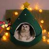 BEIJIALY Cat Tent Bed - Christmas Tree Design view 3