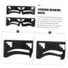 POPETPOP 6-Piece Eyebrow Makeup Rulers and Creative Stencils for Precise Drawing view 3