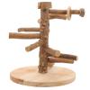 FRCOLOR Wooden Bird Playground with Training Ladder and Decorative Perch view 1