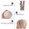 FRCOLOR 4-Piece Shower Loofah Body Scrubber Set, Coffee Colors view 2