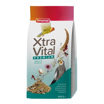 BEAPHAR XtraVital Premium Food for Large Parakeets - 500g