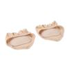 Beige Fabric and Memory Foam Forefoot Pads view 1