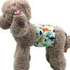 ulafbwur Dog Diapers for Females, Belly Bands, Eco-Friendly, Waterproof, Light Green, Size XS view 1