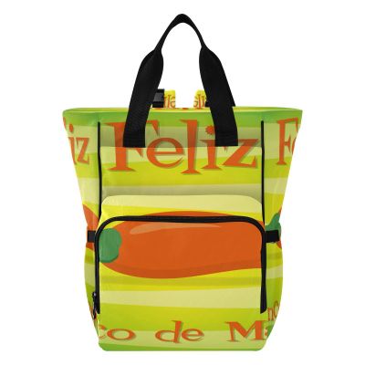 Extra-Large Multifunctional Waterproof Diaper Backpack, Multicolor, One Size