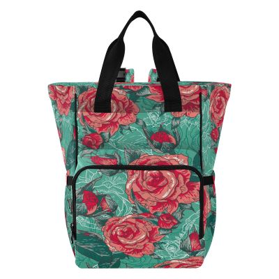 Multifunctional Waterproof Diaper Backpack, Multicolor, One Size