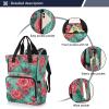 Multifunctional Waterproof Diaper Backpack, Multicolor, One Size view 2