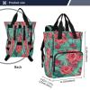 Multifunctional Waterproof Diaper Backpack, Multicolor, One Size view 3