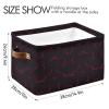 Black Bat Halloween Storage Organizer Basket for Toys and Laundry view 4