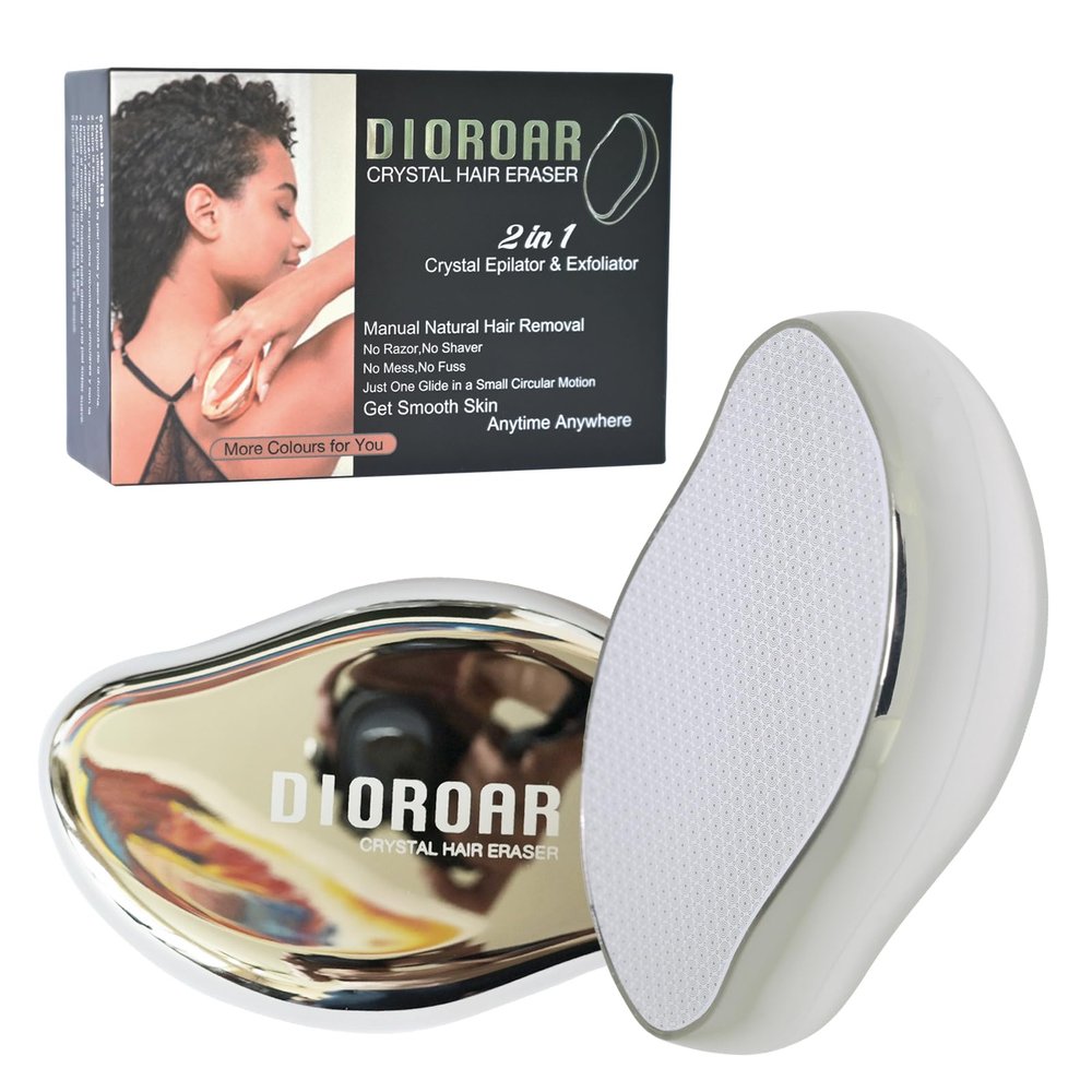 DIOROAR Crystal Hair Remover, No Shaving, Pain-Free Hair Removal