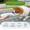 katmerio Dog Water Bottle, Portable Food-Grade Silicone Pet Water Bottle, Foldable, 550 ml, Gray view 3