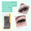 NAGARAKU 7D W Lashes, 0.07 D, 8–15 mm, Russian Premade Fans, Matte Black view 3
