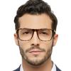 OCCI CHIARI Men's Tortoiseshell Reading Glasses with Blue-Light Lenses view 2