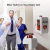 Wall-Mounted AED Defibrillator Storage Cabinet with Alarm view 4