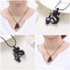 Dragon Cremation Ash Urn Necklace in Stainless Steel view 3