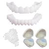 Flipped Warmth 2 Pairs Snap-On Veneers, Temporary Upper and Lower Cosmetic Teeth view 1
