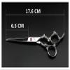6-Inch Professional Haircutting Scissors, Gold Set view 4