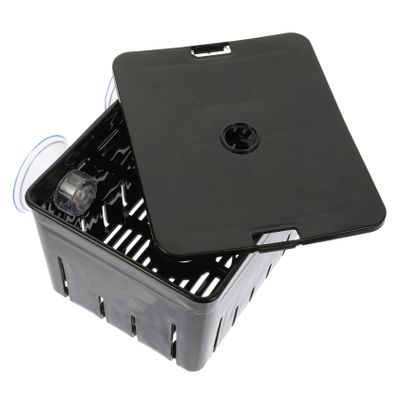 Professional Plastic Turtle Incubation Box, Black