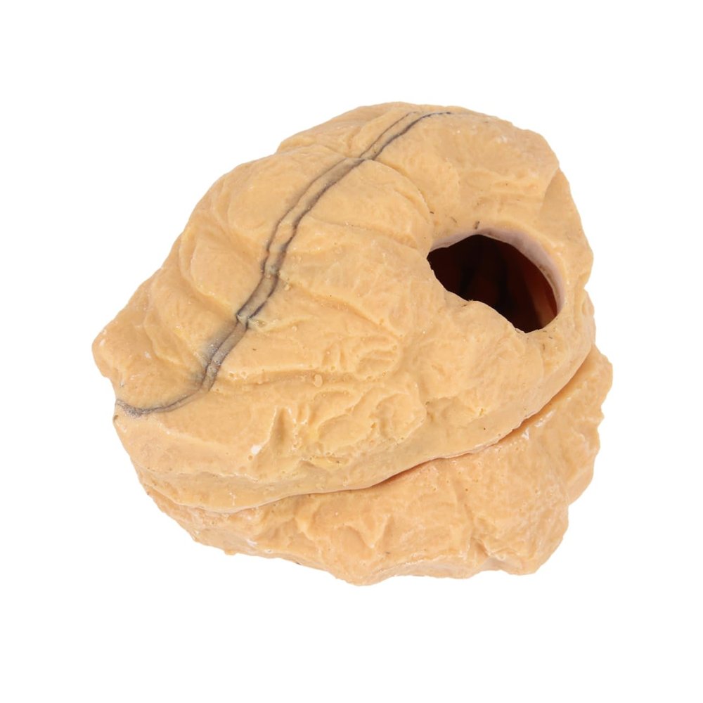 Small Resin Reptile Hide Cave, Khaki