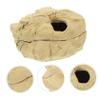 Small Resin Reptile Hide Cave, Khaki view 4