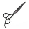Hair-Cutting Scissors, 5.5/6-Inch Barber Scissors, Straight-Cut and Thinning Scissors, Black, Hair-Cutting Set (Color: 6-Inch Blue Set) view 4