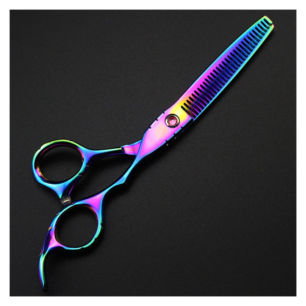 Hair Cutting Scissors, 15.2 cm, Rainbow, Thinning Cut