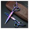 Hair Cutting Scissors, 15.2 cm, Rainbow, Thinning Cut view 3