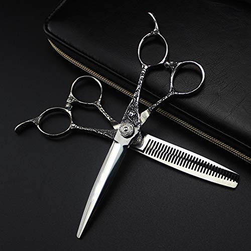Retro 6-Inch Professional Stainless Steel Hair Scissors Set