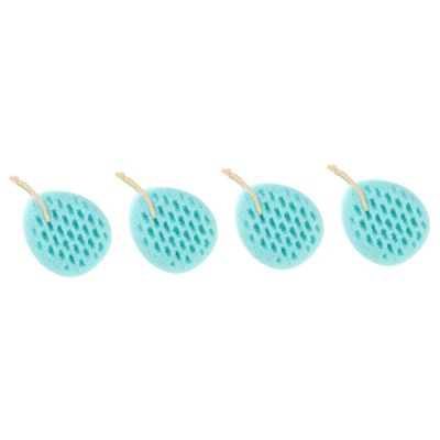 Beavorty 4-Piece Bath Sponge Set for Back Massage and Gentle Exfoliation
