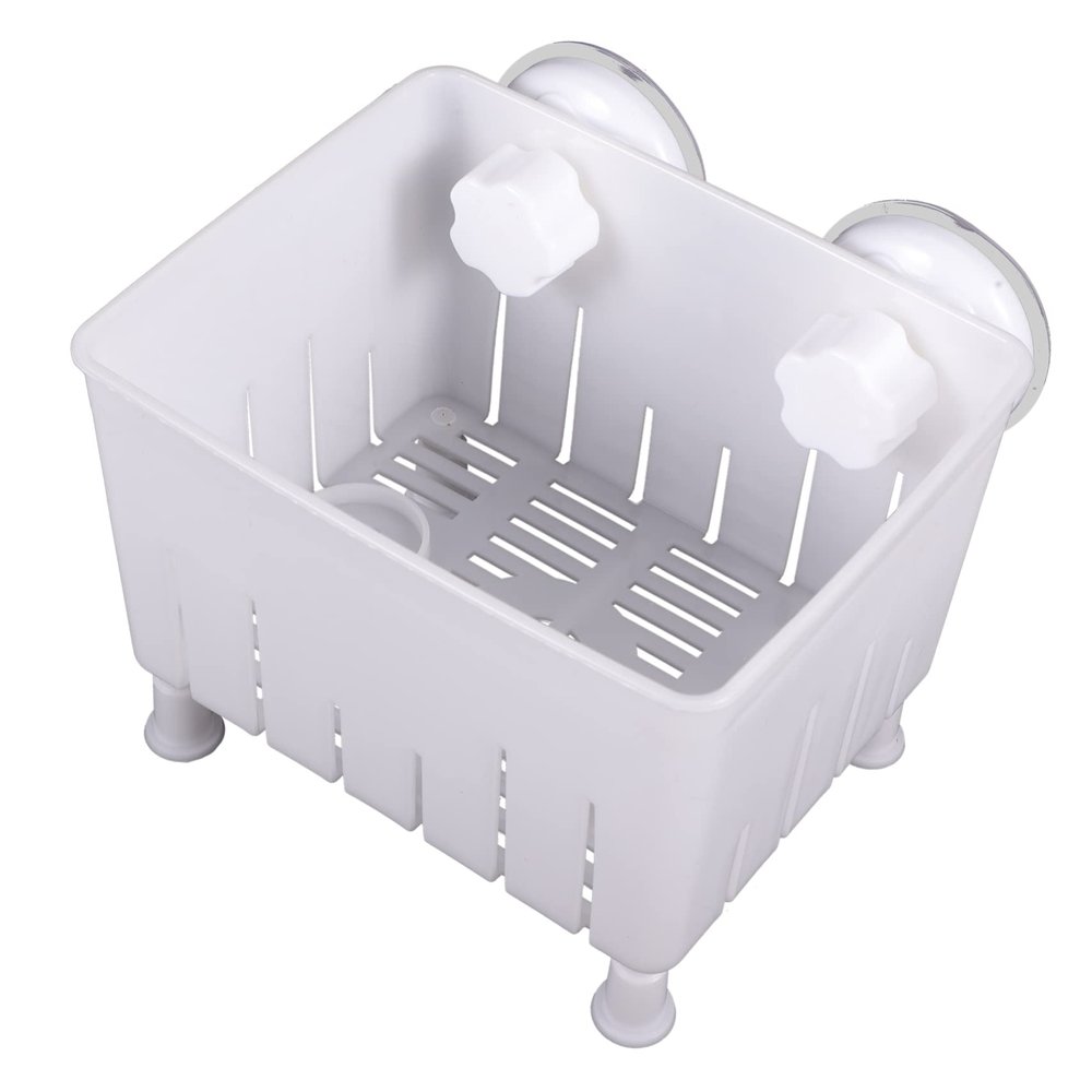 FRCOLOR Aquarium Isolation Box, 1-Piece Plastic Breeding Box, White